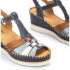 PIKOLINOS Wedge Sandals Leather Aguadulce for Woman(Pacific)