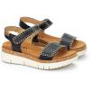 PIKOLINOS Wedge Sandals Leather Palma for Woman(Black)
