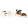 PIKOLINOS Wedge Sandals Leather Palma for Woman(Black)