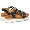 PIKOLINOS Wedge Sandals Leather Palma for Woman(Black)