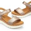 PIKOLINOS Wedge Sandals Leather Palma for Woman(Stone)
