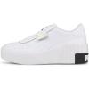 PUMA Women’s Cali Wedge Sneaker, AD Template Size(Puma White Puma Black)