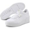PUMA Women’s Cali Wedge Sneaker, AD Template Size(Puma White Puma White)