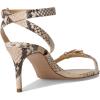 SCHUTZ Women’s Aurora Mid Sandal(Beige Latte)