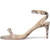 SCHUTZ Women’s Aurora Mid Sandal(Beige Latte)