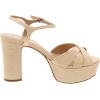 SCHUTZ Women’s Keefa Sandal(Natural/Light Wood)
