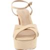 SCHUTZ Women’s Keefa Sandal(Natural/Light Wood)