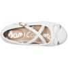 Sam Edelman Women’s Felicia Crossstrap G (Little Big Kid) Ballet Flat(White)