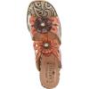 Spring Step L’Artiste Women’s Alania Sandal(Orange Multi)