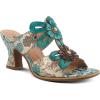 Spring Step L’Artiste Women’s Alania Sandal(Turquoise Multi)