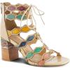 Spring Step L’Artiste Women’s Artdeco Sandal(Beige Multi)