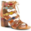 Spring Step L’Artiste Women’s Artdeco Sandal(Camel Multi)