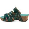 Spring Step L’Artiste Women’s Carbone Sandal(Green Multi)