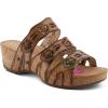 Spring Step L’Artiste Women’s Carbone Sandal(Tan Multi)
