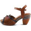 Spring Step L’Artiste Women’s Miabella Sandal(Camel Multi)