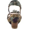 Spring Step L’Artiste Women’s Wildcat Sandal(Black Multi)