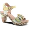Spring Step L’Artiste Women’s Wildcat Sandal(Lime Green Multi)