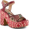 Spring Step L’Artiste womens Hendrix(Red Multi)
