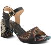 Spring Step L’Artiste womens Sassyclass(Black Multi)