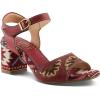 Spring Step L’Artiste womens Sassyclass(Red Multi)