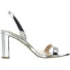 Steve Madden Women’s Emilie Heeled Sandal(Silver Foil)