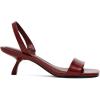 Steve Madden Women’s Isha Heeled Sandal(Red Patent)