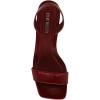 Steve Madden Women’s Isha Heeled Sandal(Red Patent)