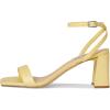 Steve Madden Women’s Luxe Pump(Yellow Leather)