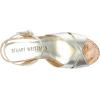 Stuart Weitzman Women’s Carmen Midi Wedge Platform(Light Gold)
