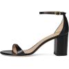 Stuart Weitzman Women’s Nudist Block 75 Pump(Black 1)