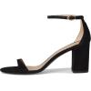 Stuart Weitzman Women’s Nudist Block 75 Pump(Black)