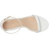 Stuart Weitzman Women’s Nudist Block 75 Pump(White)