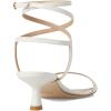Stuart Weitzman Women’s Nudist Wrap 50 Pump(Cream.)