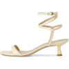 Stuart Weitzman Women’s Nudist Wrap 50 Pump(Lemon Chiffon)
