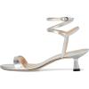 Stuart Weitzman Women’s Nudist Wrap 50 Pump(Silver)