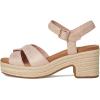 TOMS Women’s Isla Heeled Sandal(Pale Rose Suede)