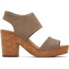 TOMS Women’s, Majorca Platform Sandal(Dune Suede)