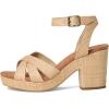 TOMS womens Majorca Strappy(Almond Raffia)