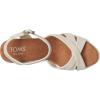 TOMS womens Majorca Strappy(Light Sand)