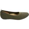 VANELi Womens Suvi Perforated Ballet Flats Casual – Beige(Khaki Stretch Knit)
