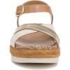 Vionic womens Mar Strappy Sandals(Camel Gold Leather)