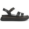 Vionic womens Solana Slingback Sandals(Black Leather)
