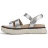 Vionic womens Solana Slingback Sandals(Silver Metallic)