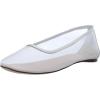 Chinese Laundry Women’s Aurelle Ballet Flat(White)