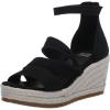 Eileen Fisher Women’s Wisp Wedge Sandal(Black)