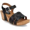 Eurosoft by Sofft Women’s Ericka Wedge Sandal(Black)