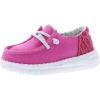 HEYDUDE Girl’s Wendy Stardust (Toddler) Loafer(Plumeria Pink)
