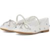 NINA Girl’s Leva (Little Big Kid) Ballet Flat(White Mesh)