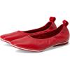 Naturalizer Women’s Game Changer by Deepica Mutyala Ballet Flat(Crimson Red Leather)