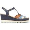 PIKOLINOS Wedge Sandals Leather Aguadulce for Woman(Pacific)